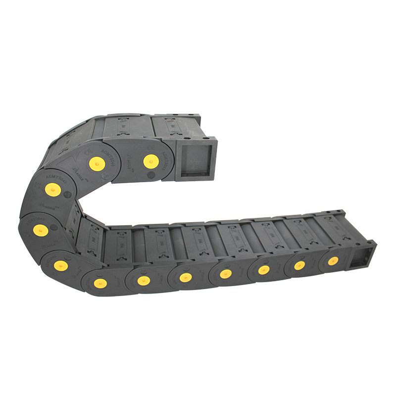 45*100 mm MTS enclosed type of reinforced nylon drag chain