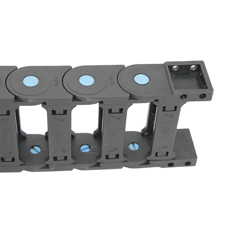 25*75 mm MTK reinforced bridge type both side openable energy chain