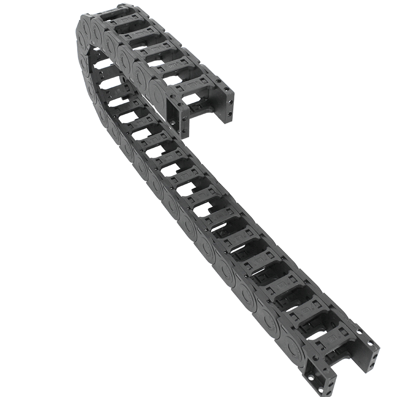 30*50 mm MTK nylon PA6 bridge type cable drag chain