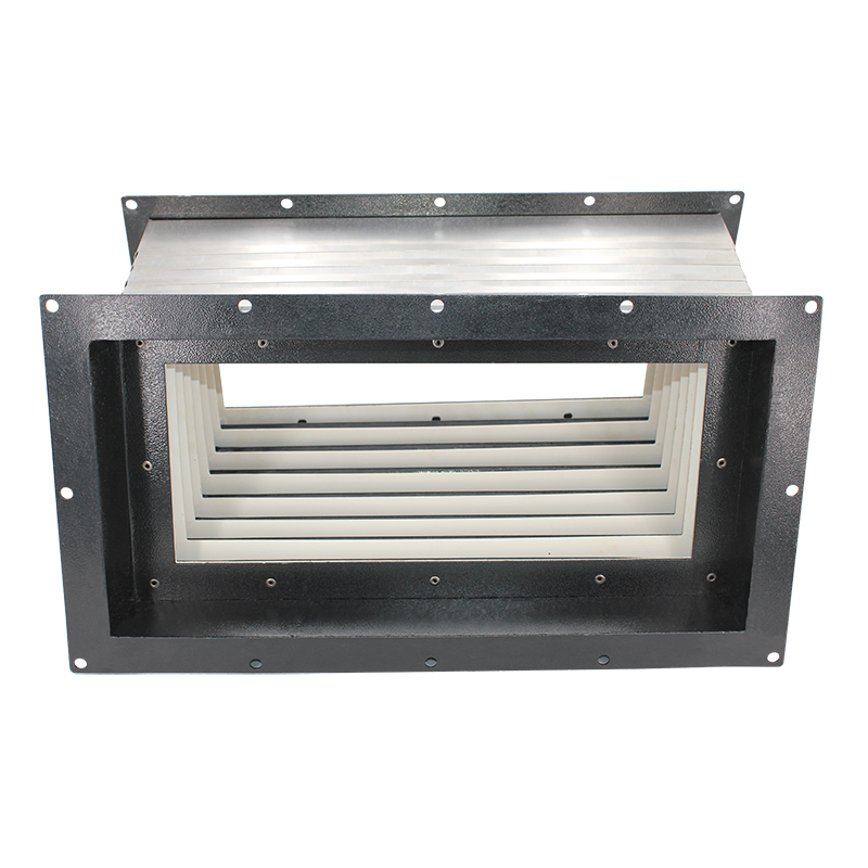 steel metal square telescopic accordion cylinder dust bellow cover
