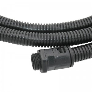 nylon flexible wire loom corrugated bellow conduit hose pipe